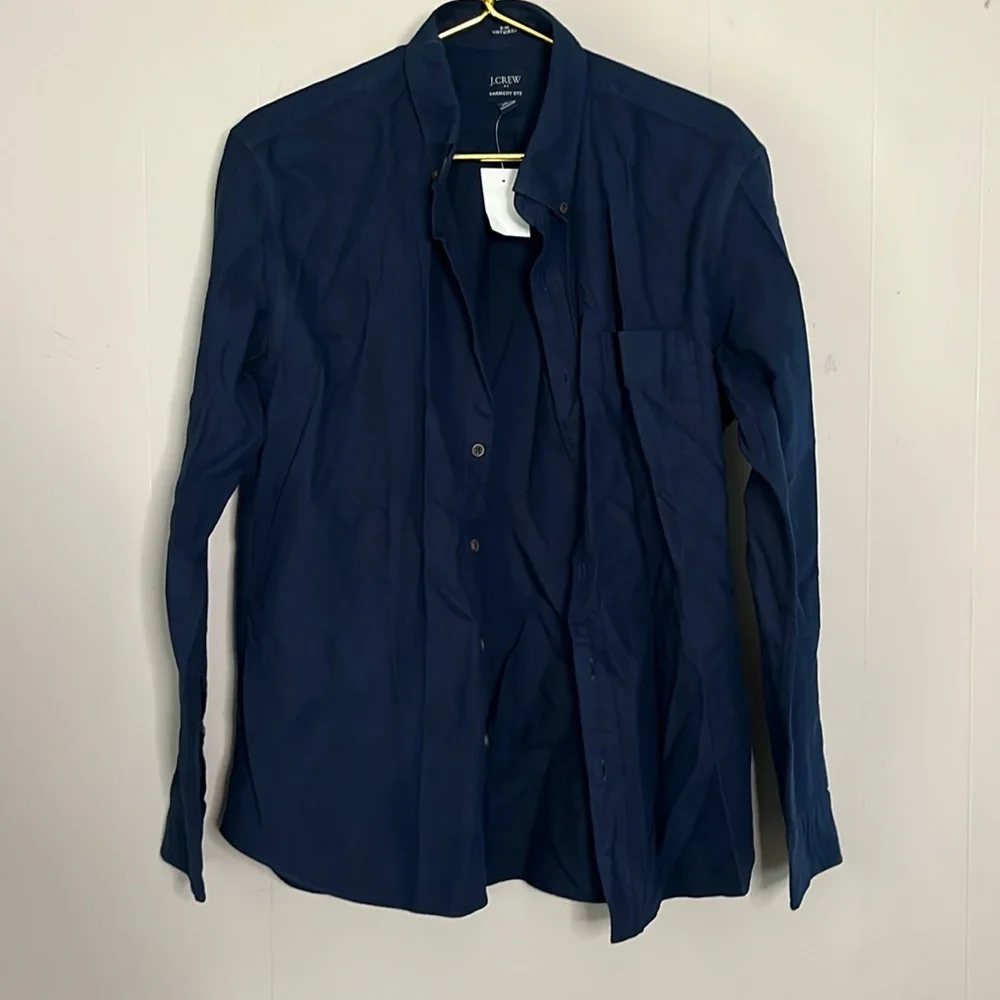 J. Crew | Navy Button Down